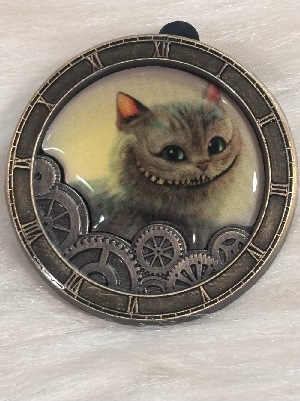 Alice Through the Looking Glass Mystery Collection Cheshire Pin